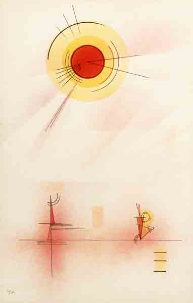 Strahlen van Wassily Kandinsky