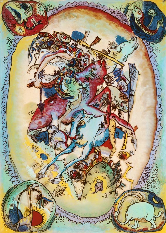 Apokalyptischer Reiter II., van Wassily Kandinsky