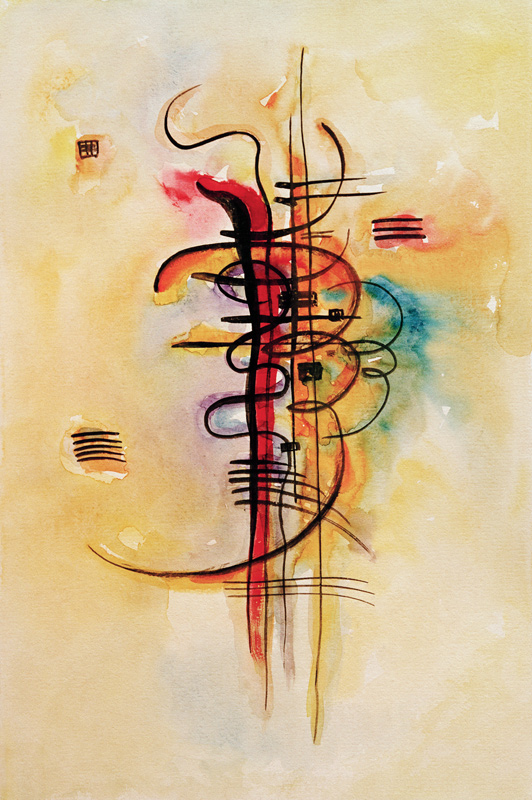 Aquarell Nr. 326 van Wassily Kandinsky