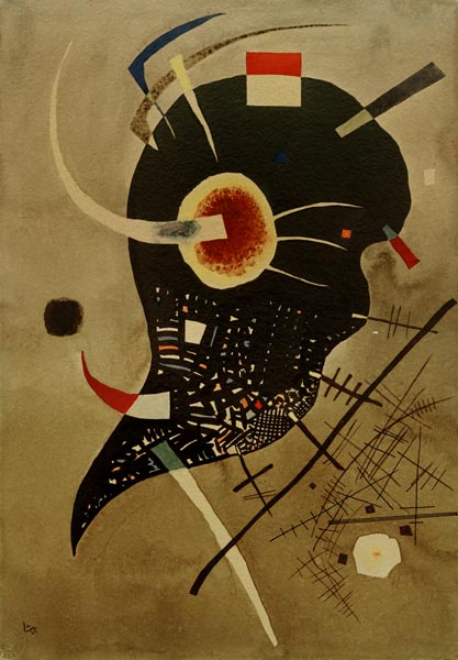 Black Tension van Wassily Kandinsky
