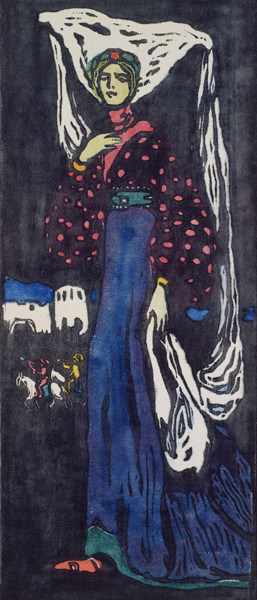Die Nacht (Große Fassung) van Wassily Kandinsky