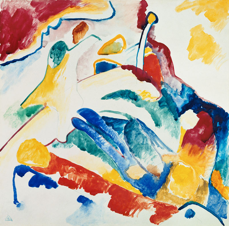Entwurf zu Komposition II., van Wassily Kandinsky