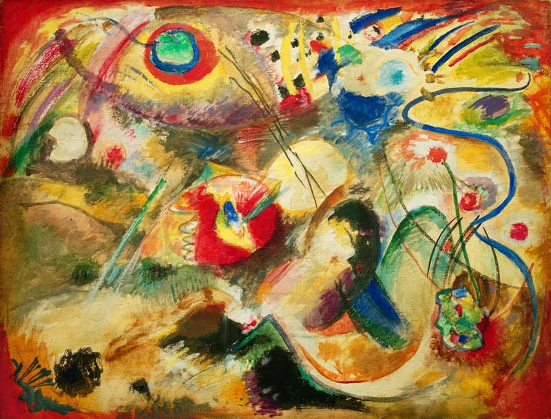 Untitled Picture (Deluge) van Wassily Kandinsky