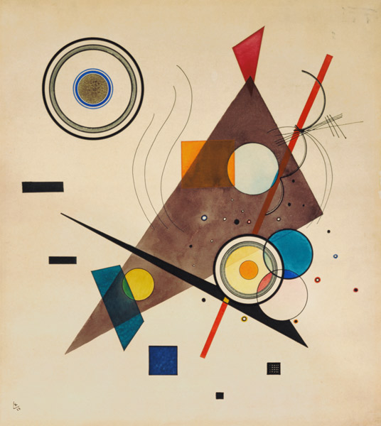 Komposition (II) van Wassily Kandinsky