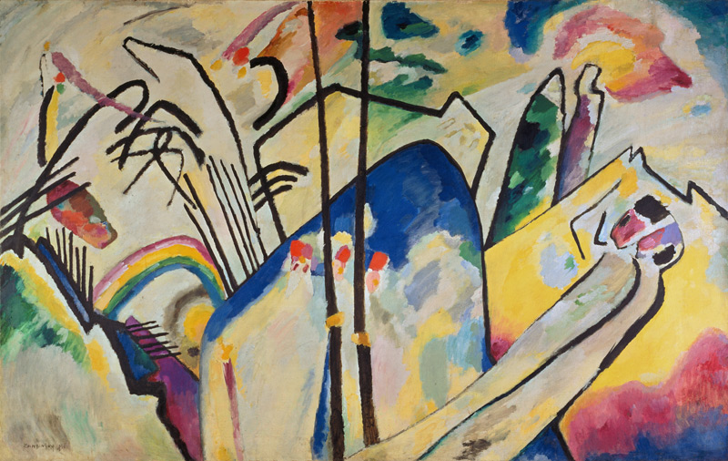 Komposition IV. van Wassily Kandinsky