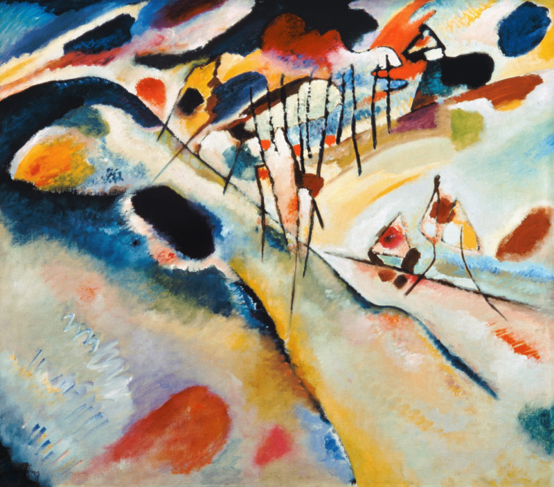Landschaft van Wassily Kandinsky