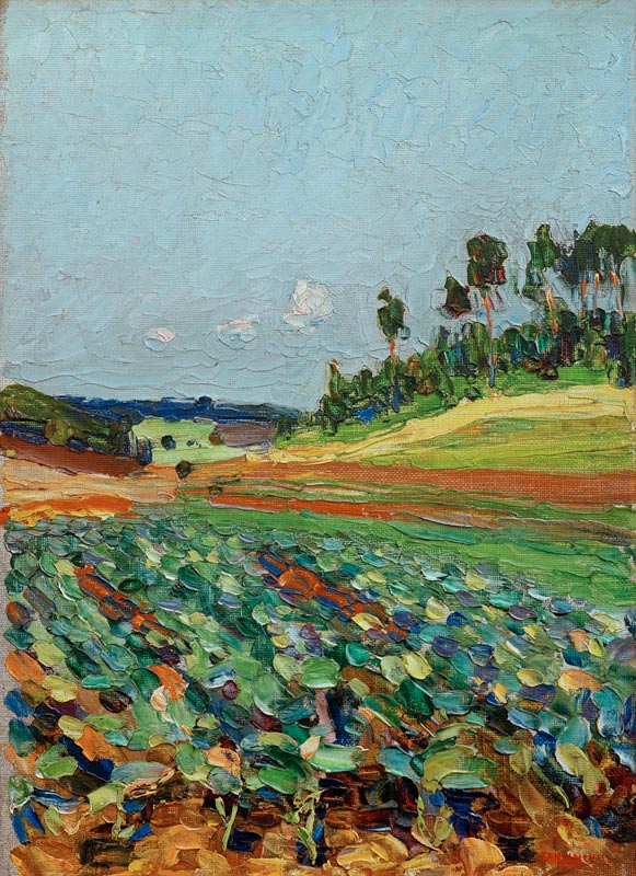 Landschaft bei Regensburg van Wassily Kandinsky