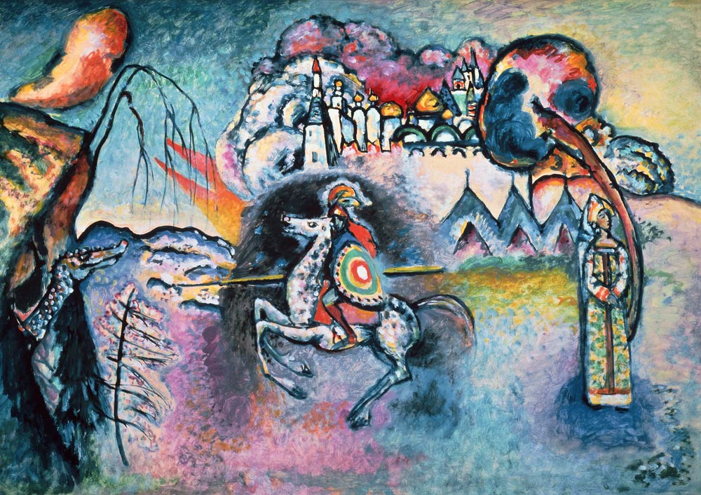 Rider, St. George van Wassily Kandinsky