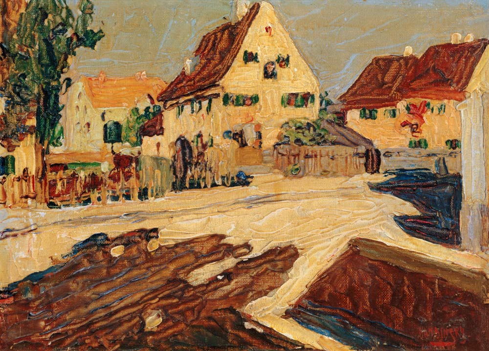 Umgebung von Augsburg van Wassily Kandinsky