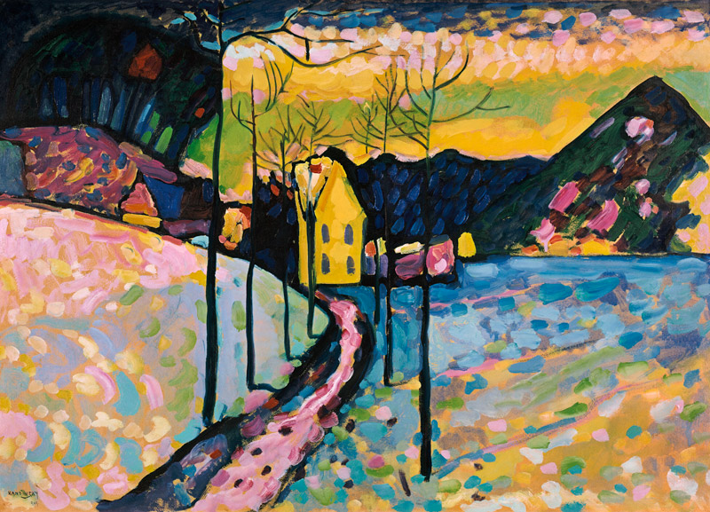 Winterlandschaft I. van Wassily Kandinsky