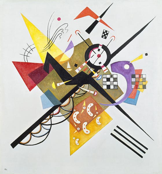On White II van Wassily Kandinsky