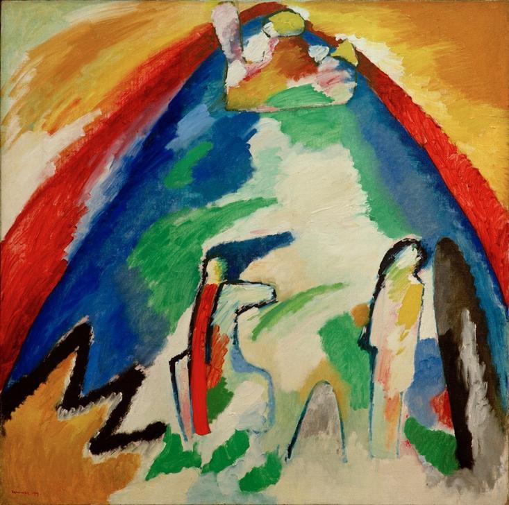 Mountain van Wassily Kandinsky
