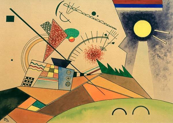Sketch for Moving Silence van Wassily Kandinsky