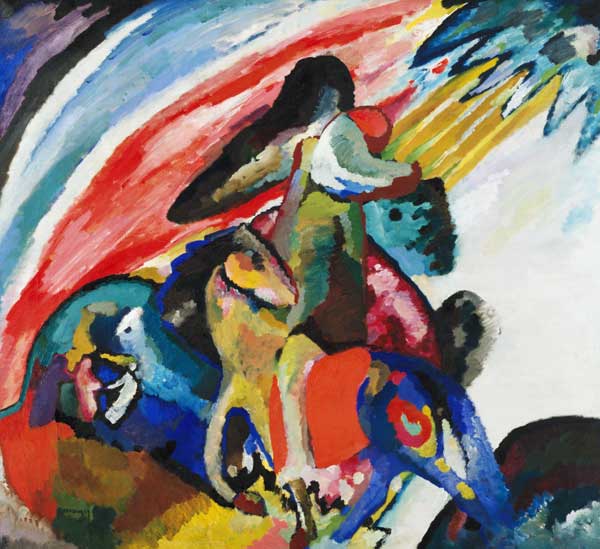 The Rider  van Wassily Kandinsky