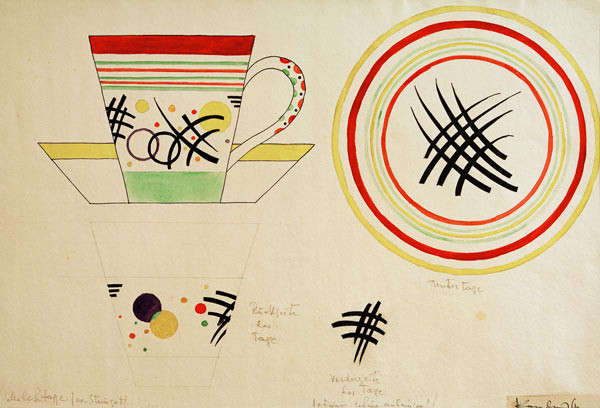 Design for a Milk Cup van Wassily Kandinsky