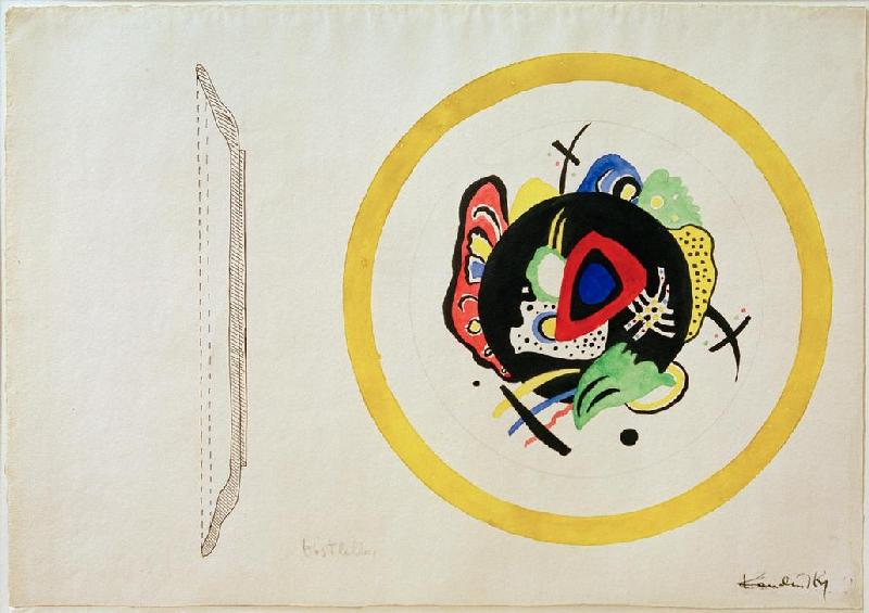 Design for a Fruit Dish van Wassily Kandinsky