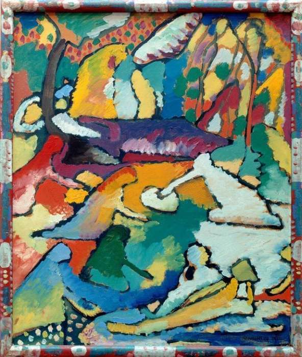 Fragment for Composition II van Wassily Kandinsky