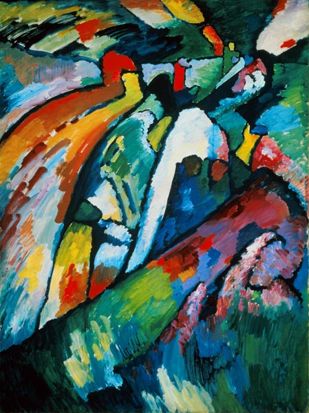 Improvisatie 7 - Wassily Kandinsky van Wassily Kandinsky