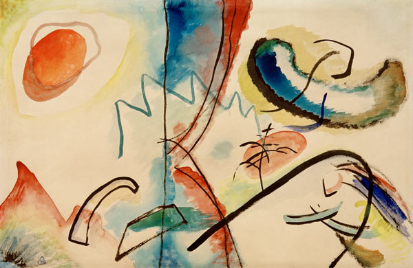 Untitled (Improvisation) van Wassily Kandinsky
