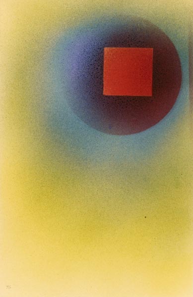 Quadrat im Kreis van Wassily Kandinsky