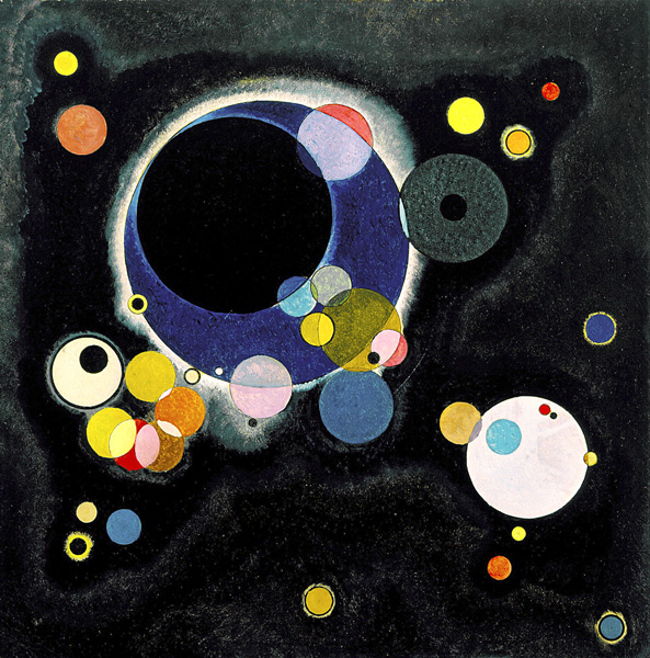 Sketch for Several Circles - Wassily Kandinsky van Wassily Kandinsky