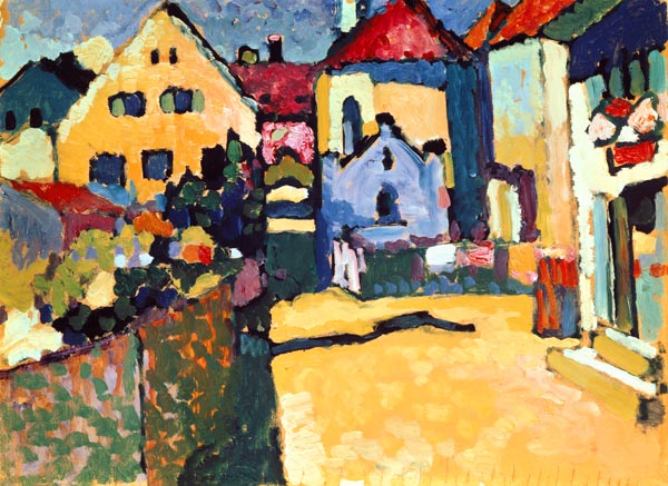 Grüngasse in Murnau. van Wassily Kandinsky