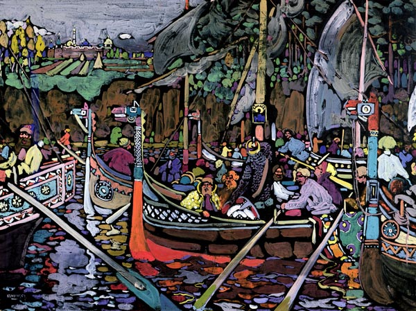 Song of the Volga van Wassily Kandinsky