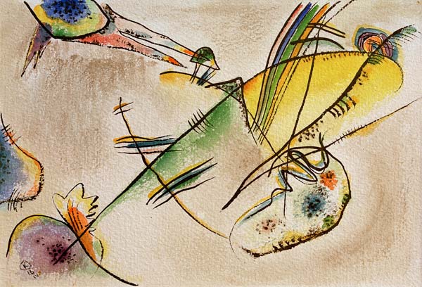 Komposition B van Wassily Kandinsky