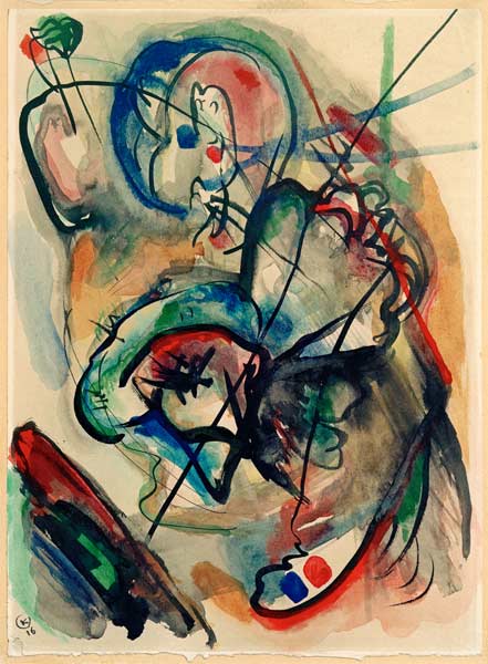 Concentrated van Wassily Kandinsky