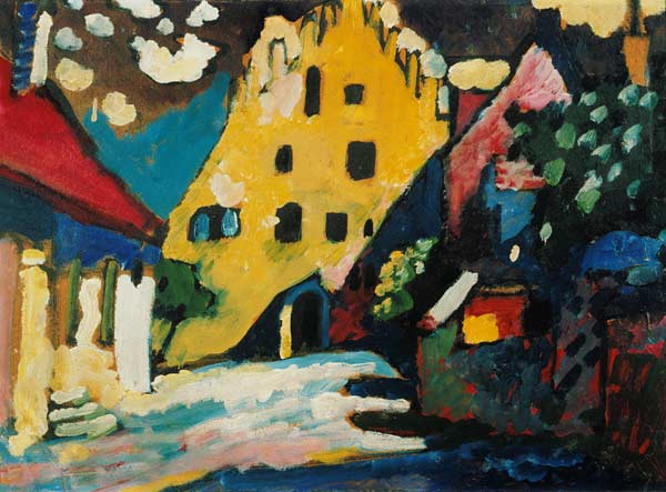Murnau - Schlosshof I. van Wassily Kandinsky
