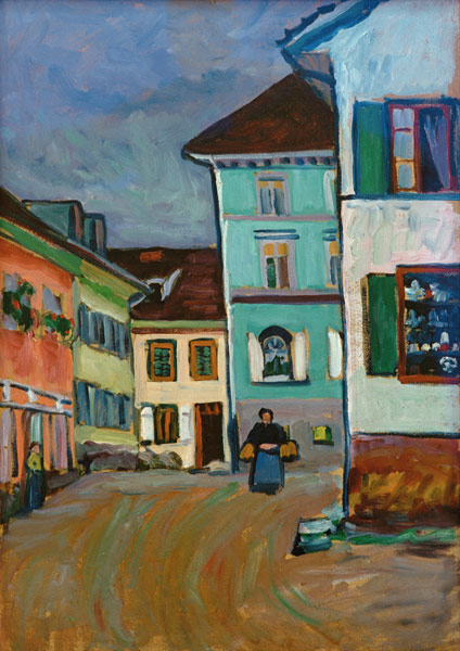Murnau – Johannisstraße van Wassily Kandinsky