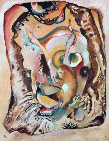 On a Light Background van Wassily Kandinsky