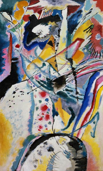 Large Study for Panel… van Wassily Kandinsky