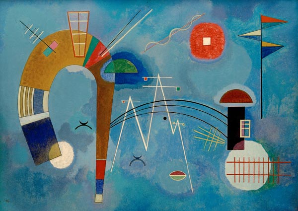 Round And Pointed van Wassily Kandinsky