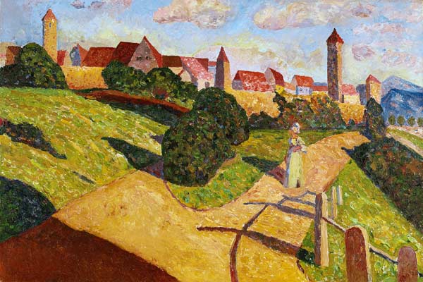 Rothenburg ob der Tauber van Wassily Kandinsky