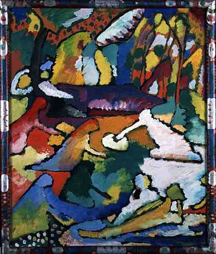 Sketch on Composition 2 (fragment) van Wassily Kandinsky