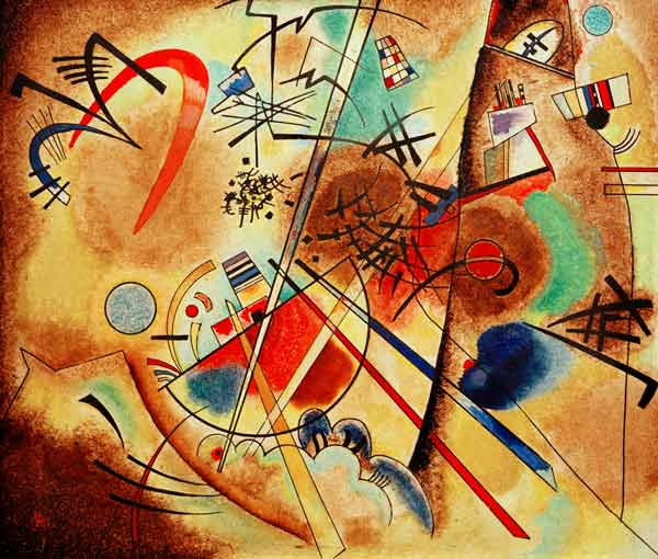 Small dream in red van Wassily Kandinsky