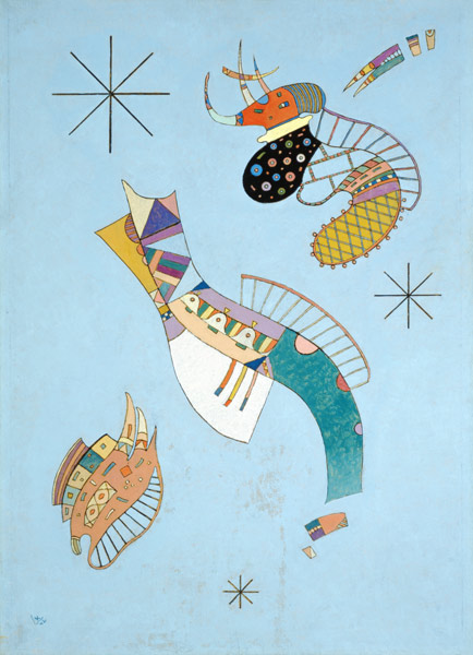 Drei Sterne van Wassily Kandinsky
