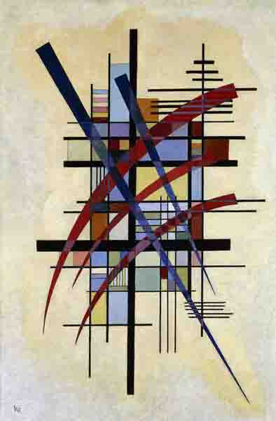 Zeichen mit Begleitung van Wassily Kandinsky
