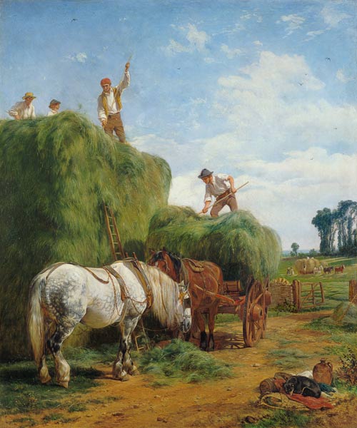 Haymaking at Kingweston van W.H. Hopkins