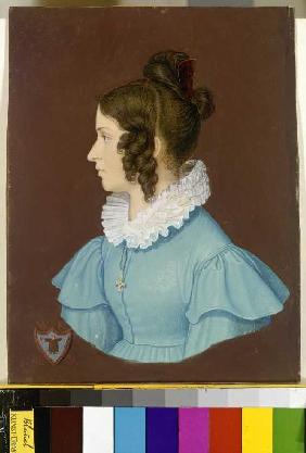 Josephine Suttner, die Braut des Künstlers.