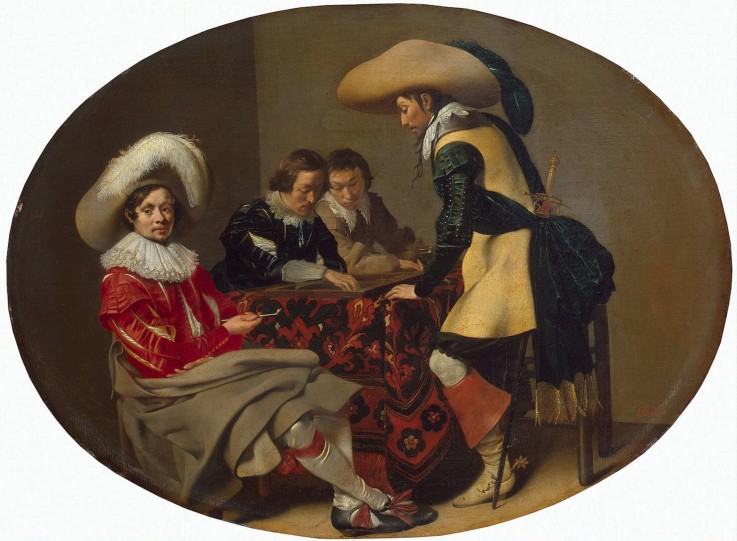 Backgammon Players van Willem Cornelisz Duyster