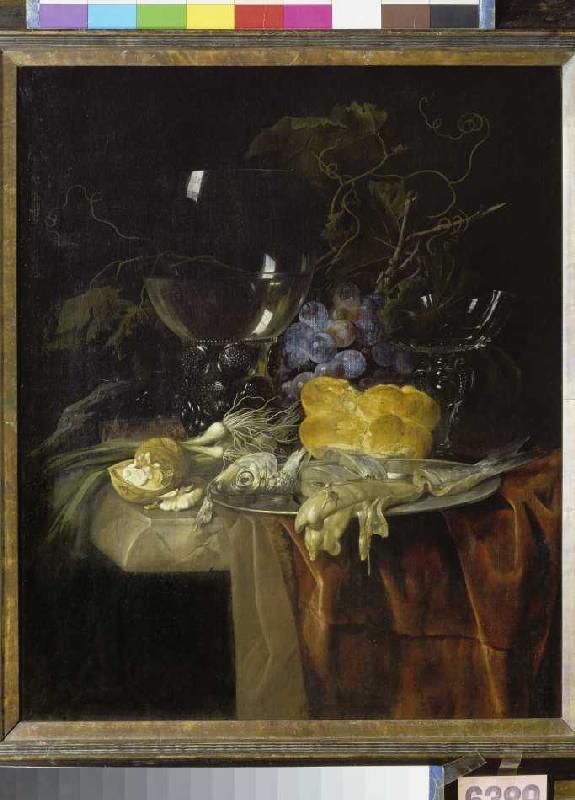 Das Frühstück. van Willem van Aelst