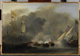 Zeeslag in Soleba Willem van der Velde