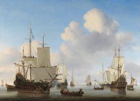 Nederlandse schepen op zee