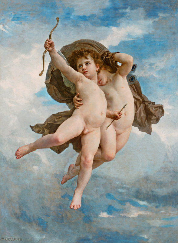 L''Amour Vainqueur van William Adolphe Bouguereau