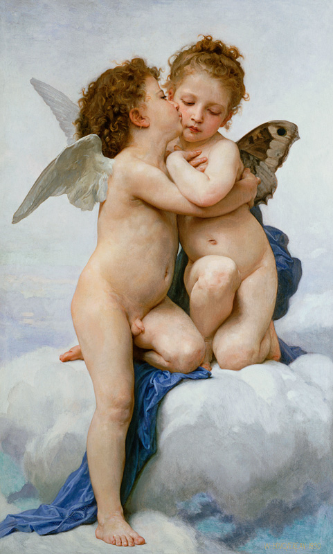 De eerste kus van William Adolphe Bouguereau