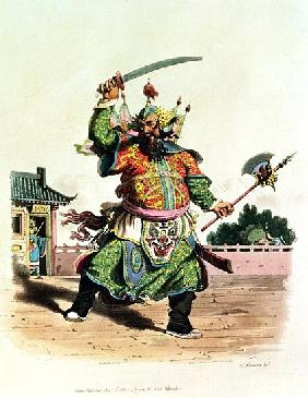 A Chinese Comedian, illustration from ''The Costume of China''