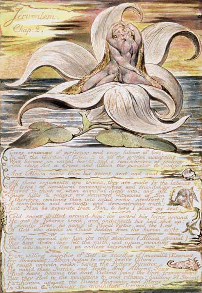 Illustration for Jerusalem van William Blake