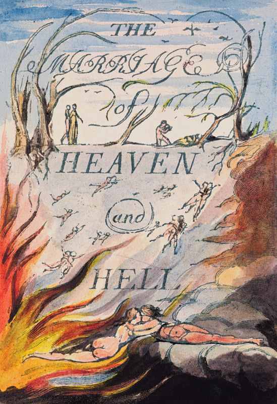 Title Page, from Marriage of Heaven and Hell van William Blake